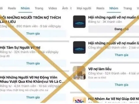 Cảnh giác với các hội nhóm “vỡ nợ làm liều” trên mạng