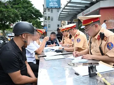 Hà Nội: Xử lý 429 trường hợp vi phạm nồng độ cồn dịp nghỉ lễ Giỗ Tổ Hùng Vương