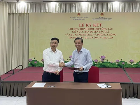 Siết chặt quản lý bản quyền trên không gian mạng - Sự hợp tác chiến lược giữa Cục Bản quyền tác giả và Bộ Công an