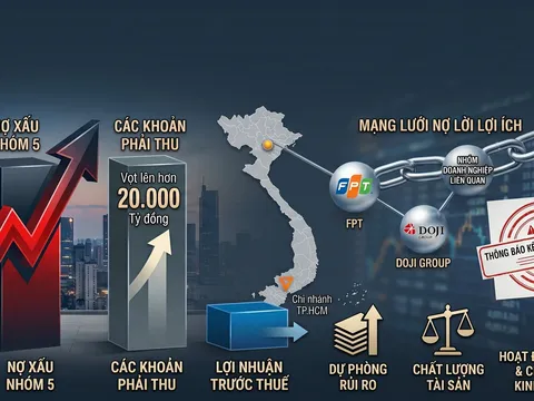 Nợ xấu Ngân hàng TPBank tăng gần 80% và bất thường khoản phải thu lên tới hơn 20.000 tỷ đồng
