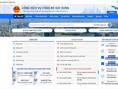 Bộ Xây dựng công bố cắt giảm, đơn giản hóa gần 300 thủ tục hành chính