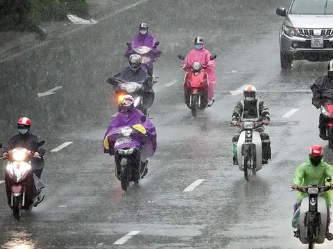 Thời tiết hôm nay (21-5): Bắc Bộ mưa rào và dông rải rác, cục bộ có nơi mưa rất to