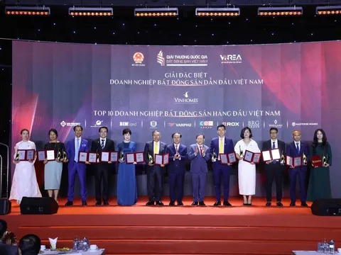 Giải thưởng quốc gia Bất động sản Việt Nam lần thứ II: Tôn vinh các doanh nghiệp kiến tạo chuẩn mực phát triển xanh và bền vững