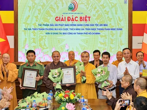 Giải Báo chí Phật giáo 2025 vinh danh 35 tác phẩm xuất sắc trên cả nước