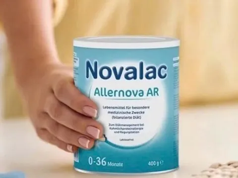 Cảnh báo ngừng sử dụng, thu hồi sữa bột trẻ em Allernova AR của Pháp