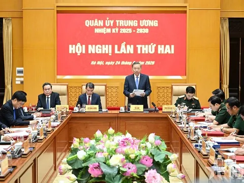 Tổng Bí thư, Chủ tịch nước Tô Lâm chủ trì Hội nghị Quân ủy Trung ương