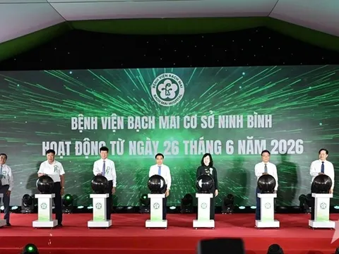Bệnh viện Bạch Mai cơ sở Ninh Bình chính thức hoạt động: Đưa dịch vụ y tế chất lượng cao đến gần hơn với người dân