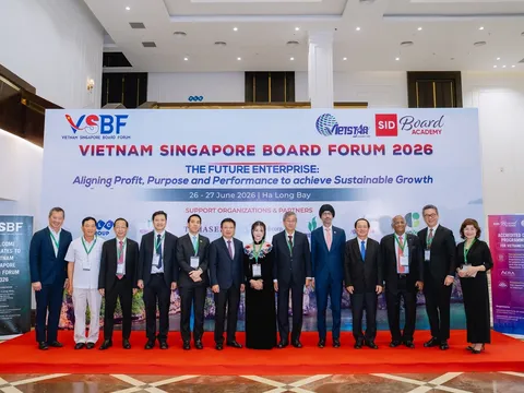 Diễn đàn Quản trị cấp cao Việt Nam - Singapore 2026: Định hình doanh nghiệp tương lai vì tăng trưởng bền vững