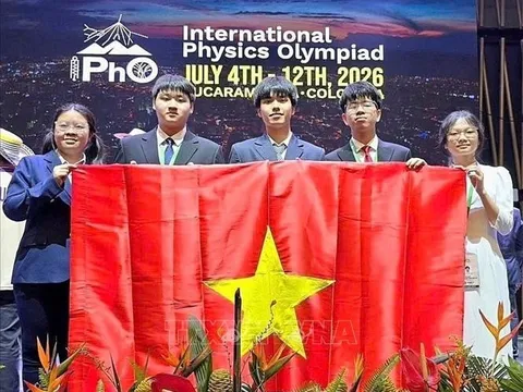 Việt Nam đạt thành tích cao nhất từ trước đến nay tại Olympic Vật lý quốc tế 2026