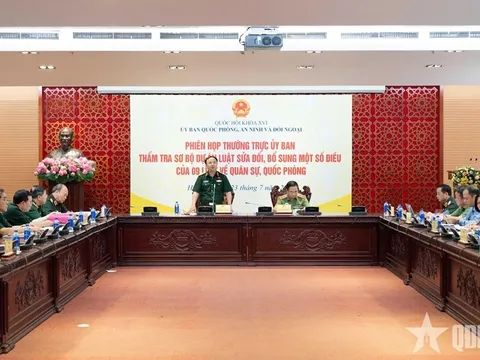 Sửa đổi 9 luật về quân sự, quốc phòng đáp ứng yêu cầu sắp xếp tổ chức bộ máy