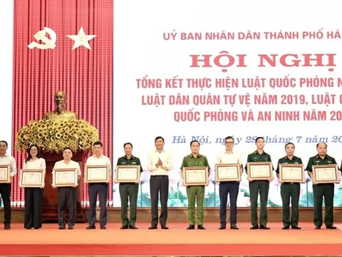 Hà Nội thực hiện nghiêm túc Luật Quốc phòng, Luật Dân quân tự vệ, Luật Giáo dục quốc phòng và an ninh
