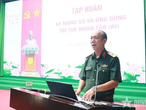 Học viện Quân y: Tập huấn kỹ năng số và ứng dụng trí tuệ nhân tạo