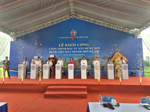 Khởi công xây dựng Bệnh viện Mắt Hà Nội quy mô 250 giường, phấn đấu hoàn thành trong quý I/2028