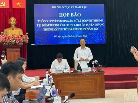 Hủy toàn bộ kết quả tại Điểm thi Trường chuyên Tuyên Quang, dự kiến thi lại tất cả các môn vào 14 và 15/8