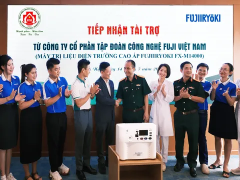 Bệnh viện Trung ương Quân đội 108 ứng dụng công nghệ điện trường cao áp tích hợp AI trong phục hồi chức năng