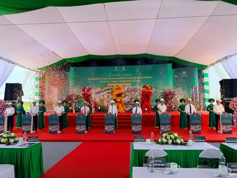 Khởi công dự án Tiên Dương 2 hơn 8.000 căn hộ, thêm nguồn cung nhà ở xã hội cho Hà Nội