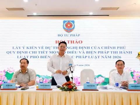 Hoàn thiện quy định về phổ biến, giáo dục pháp luật, tăng cường ứng dụng AI