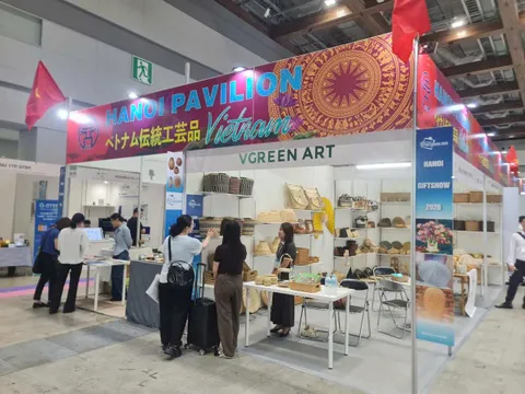 Hà Nội đưa sản phẩm làng nghề vươn tầm tại Hội chợ quốc tế Hàng thủ công mỹ nghệ Nhật Bản 2026 