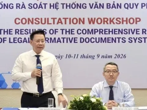Khẩn trương hoàn thiện kết quả rà soát văn bản, không để khoảng trống pháp lý