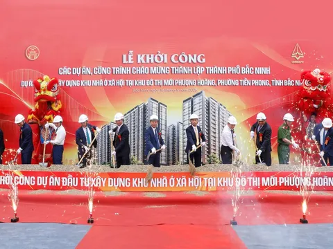 Bắc Ninh khởi công Khu nhà ở xã hội Phượng Hoàng, quy mô 1.660 căn hộ