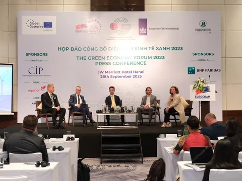 Họp báo diễn đàn kinh tế xanh GEF 2023