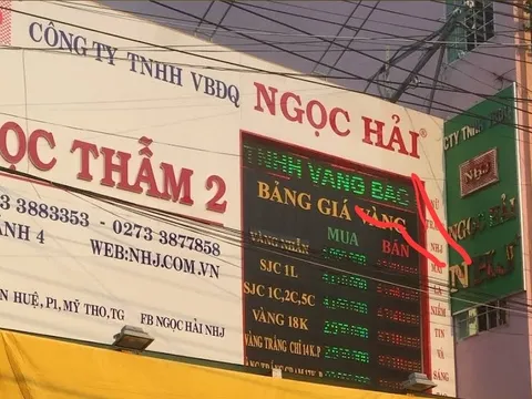 Vàng Ngọc Hải bị xử phạt do vi phạm phòng, chống rửa tiền