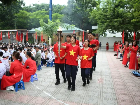 Lễ khai giảng năm học 2022 - 2023 tại trường THCS Thăng Long - Ba Đình - Hà Nội