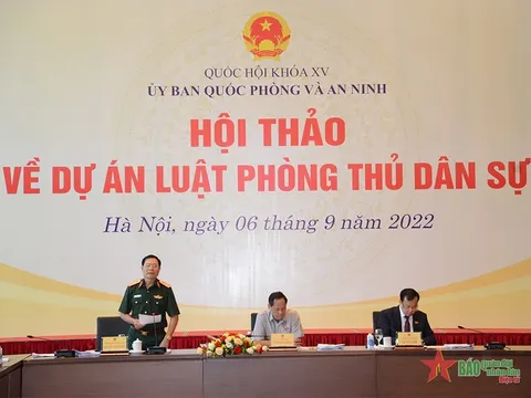 Hội thảo về Dự án Luật Phòng thủ dân sự