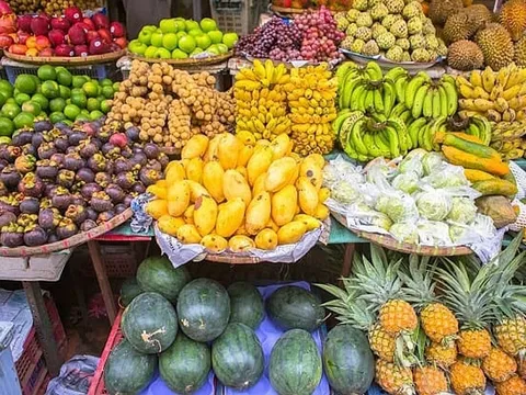 Giá hoa quả các loại trên thị trường Hà Nội 'dễ chịu' dịp đầu vụ