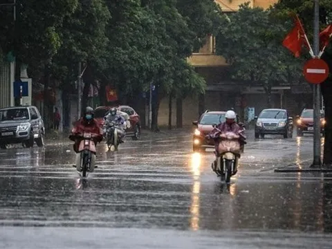 Mưa dông ở Bắc Bộ, Bắc Trung Bộ kéo dài đến ngày 3/10