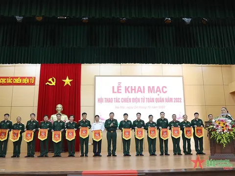 Khai mạc Hội thao Tác chiến điện tử toàn quân năm 2022