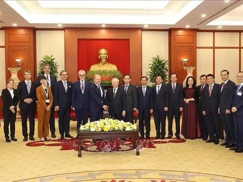 Tổng Bí thư Nguyễn Phú Trọng tiếp Thủ tướng Cộng hòa Liên bang Đức Olaf Scholz
