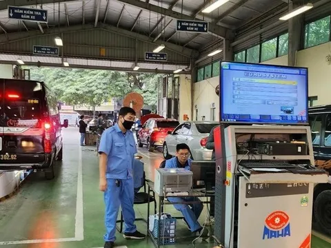 Hà Nội chỉ còn 19 trung tâm đăng kiểm xe cơ giới đang hoạt động