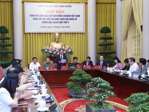 Công bố thêm 9 luật mới: Đột phá thể chế cho ngành đường sắt, năng lượng nguyên tử, công nghệ số