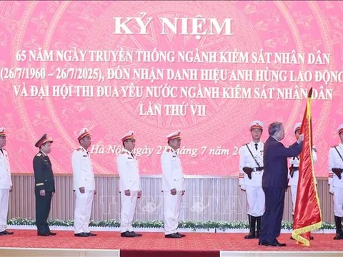 Tổng Bí thư Tô Lâm: Ngành kiểm sát nhân dân góp phần kiến tạo xã hội kỷ cương, công bằng, dân chủ, văn minh