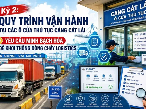 Kỳ 2: Quy trình vận hành phía sau ô cửa thủ tục Cảng Cát Lái - Yêu cầu minh bạch hóa để khơi thông dòng chảy logistics