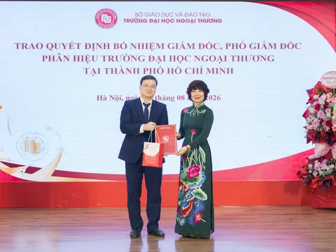TS. Nguyễn Bình Minh được điều động, bổ nhiệm giữ chức Giám đốc Phân hiệu Trường Đại học Ngoại thương tại TP. Hồ Chí Minh