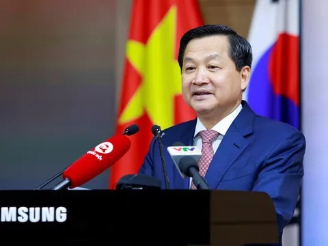 Phó Thủ tướng Lê Minh Khái dự Lễ kỷ niệm 10 năm thành lập Công ty TNHH Điện tử Samsung Việt Nam Thái Nguyên