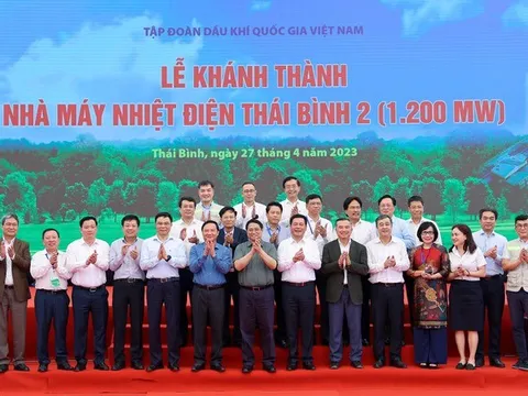Thủ tướng dự Lễ khánh thành Nhà máy Nhiệt điện Thái Bình 2