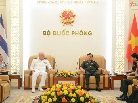 Thúc đẩy hơn nữa quan hệ hợp tác quốc phòng Việt Nam-Cuba