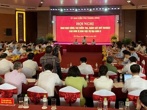 Ủy ban Kiểm tra Trung ương giao ban công tác kiểm tra, giám sát Vụ địa bàn II