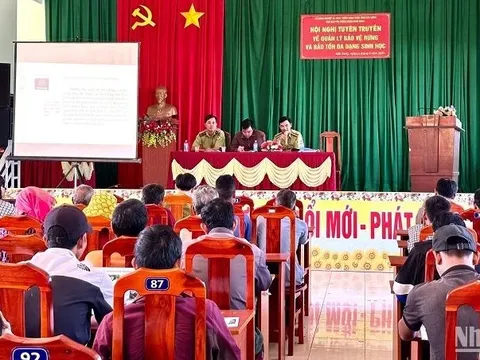Đa dạng các hình thức tuyên truyền tại Khu bảo tồn thiên nhiên Nam Nung