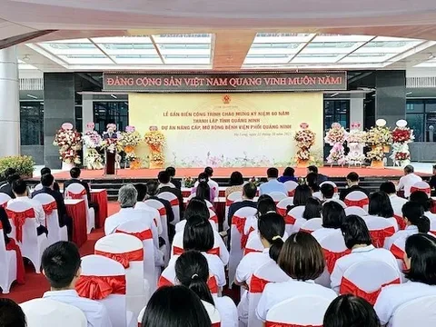 Xây dựng Bệnh viện Phổi ở Quảng Ninh đạt tầm tiêu chuẩn quốc gia và khu vực