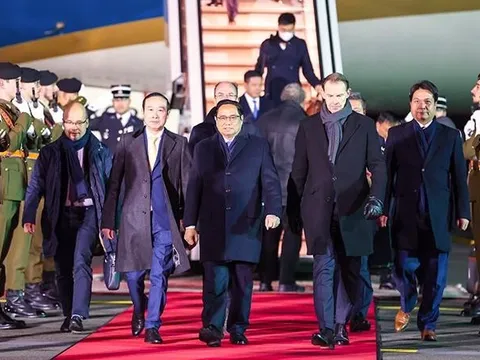 Thủ tướng Phạm Minh Chính bắt đầu chuyến thăm chính thức Luxembourg