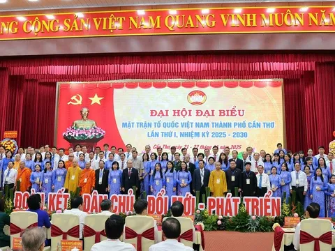 Đại hội Mặt trận Tổ quốc Việt Nam TP. Cần Thơ Lần Thứ I (2025-2030): “Đoàn kết – Dân chủ – Đổi mới – Phát triển”