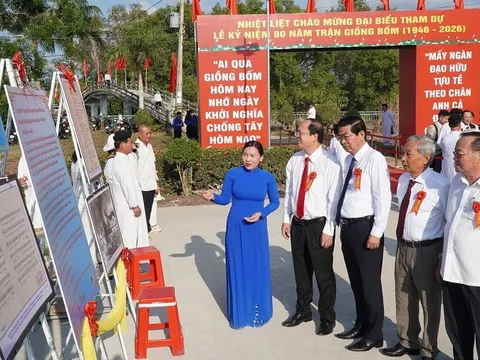 Cà Mau: Trang trọng kỷ niệm 80 năm Trận Giồng Bốm