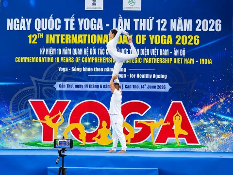 Cần Thơ rực rỡ không khí Ngày Quốc tế Yoga lần thứ 12 năm 2026