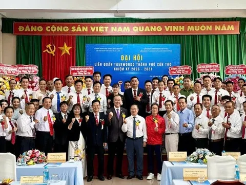 Đại hội Đại biểu Taekwondo TP. Cần Thơ nhiệm kỳ I (2026 – 2031): Đặt nền móng vững chắc, đưa võ thuật Taekwondo vươn xa