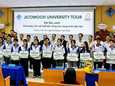 Trường Bách khoa - ĐH Cần Thơ ký kết Jicowood: Đưa “Vật liệu xanh” vào không gian kiến trúc hiện đại