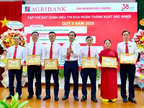 Agribank Chi nhánh Hậu Giang bứt tốc hoàn thành kế hoạch kinh doanh năm 2026.